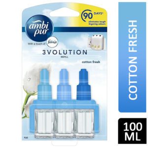 FEBREZE 3 VOLUTION REFILL COTTON FRESH