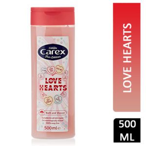 CAREX BATH & SHOWER GEL 500ml LOVE HEARTS
