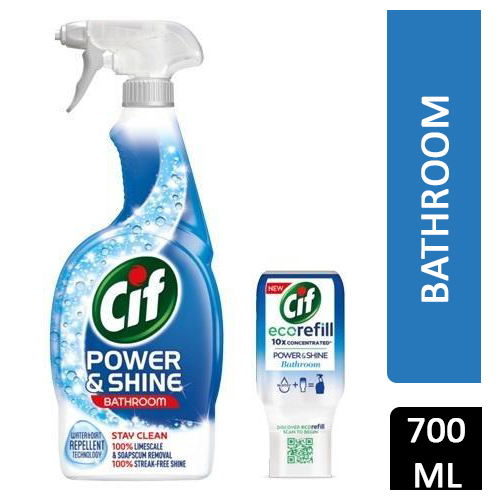 CIF POWER & SHINE BATHROOM TRIGGER+ REFILL 700ml