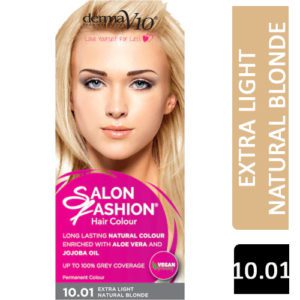 DERMA V10 PERMANENT HAIR COLOUR 10.01 EX LIGHT NAT BLONDE