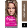 DERMA V10 PERMANENT HAIR COLOUR 6 LIGHT BROWN