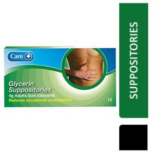 GLYCERIN SUPPOSITORIES ADULTS 12'S 4G