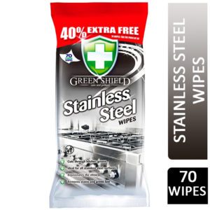 GREEN SHIELD STAINLESS STEEL WIPES 70'S