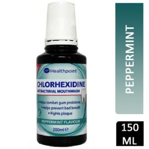 HP CHLORHEX MOUTHWASH 200ml GREEN W/ALCOHOL P/MINT