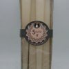 4 P/K TAPER CANDLES 8" IVORY 5HR BURNING TIME