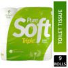 TOILET ROLLS PURE SOFT 9PK WHITE 3 PLY