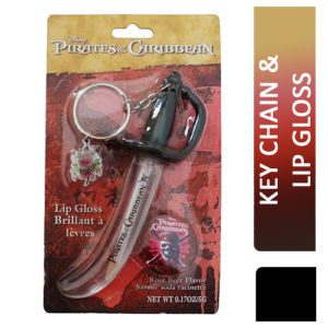 PIRATES OF THE CARIBBEAN LIP GLOSS & BADGE (1*12only***)