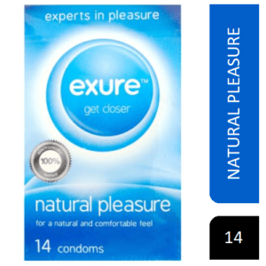 CONDOMS EXURE NATURAL PLEASURE 14'S