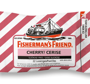 FISHERMANS FRIENDS CHERRY & MENTHOL FAVOUR SUGAR FREE 20'S