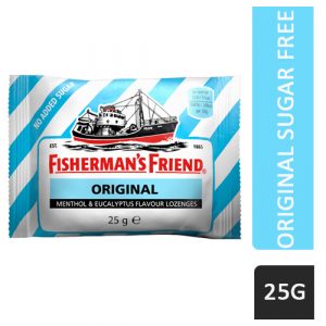 FISHERMANS FRIENDS SUGAR FREE ORIGINAL 20'S ( BLUE STRIPPY)