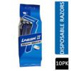 LASER TWIN BLADE RAZOR 10'S