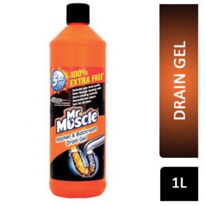 MR MUSCLE DRAIN GEL 1000ML (100% FREE)
