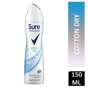 SURE A.P COTTON DRY 150ml WOMEN