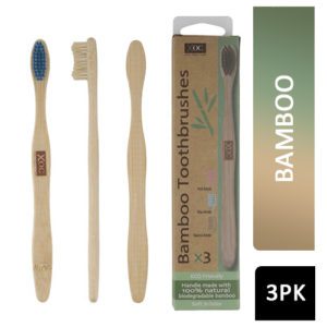 XOC BAMBOO TOOTHBRUSHES 3 PK
