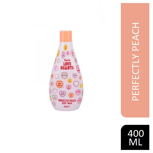 LOVE HEARTS BODYWASH PERFECTLY PEACH 400ml