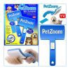 PET ZOOM SELF CLEANING PET BRUSH IN CLAM W/TRIMMER