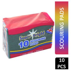 SCOURING FLAT PADS 10'S SUPERBRIGHT