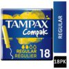 TAMPAX COMPAK REGULAR 18'S YELLOW