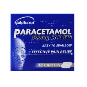 PARACETAMOL CAPSULES 16'S 500MG GALPHARM