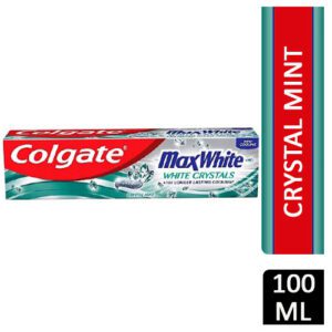 COLGATE 100ML TOOTHPASTE MAX WHITE + CRYSTALS
