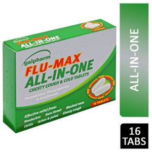 GALPHARM FLU-MAX ALL-IN-ONE 16 TAB'S