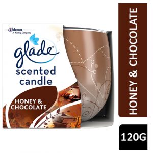GLADE CANDLE HONEY & CHOCOLATE 120G