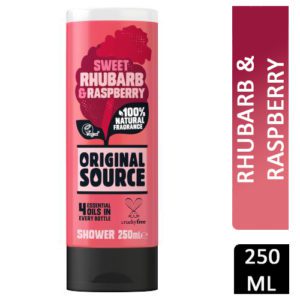 ORIGINAL SOURCE S/GEL SWEET RHUBARB & RASPBERRY 250ML