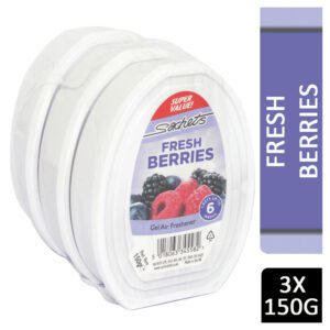 SACHETS 3 PK GEL AIR FRESHNER FRESH BERRIES 150G