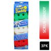 SCRUB DADDY COLOURS CHRISTMAS 3PK