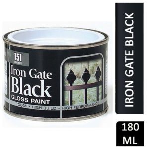 151 IRON GATE BLACK GLOSS PAINT 180ML