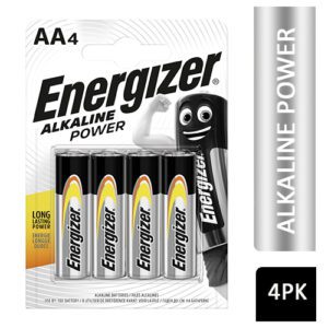ENERGIZER AA BATTERIES 4 p/k