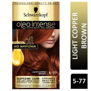 SCHWARZKOPF OLEO INTENSE LIGHT COPPER BROWN 5-77  11462