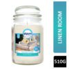 AIRPURE CANDLE LINEN ROOM 510G LARGE JAR