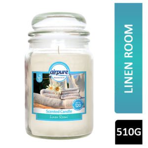 AIRPURE CANDLE LINEN ROOM 510G LARGE JAR