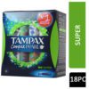 TAMPAX COMPAK SUPER 18's GREEN