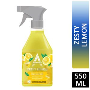 ASTONISH DISINFECTANT TRIGGER ZESTY LEMON 550ML