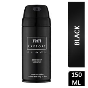 RAPPORT DEODORANT BLACK 150ml