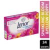 LENOR TUMBLE DRYER SHEETS PINK BLOSSOM 34'S