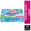 ASTRO TUMBLE DRY SHEETS 40'S