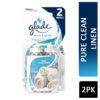 GLADE SENSE & SPRAY PURE CLEAN LINEN 2p/k REFILL 18ML