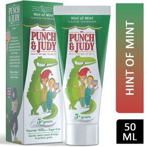 PUNCH & JUDY T/PASTE HINT OF MINT 50ML 3+ YEARS