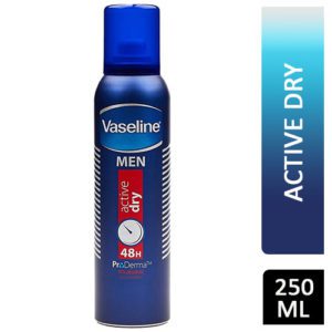 VASELINE MEN DEO ACTIVE DRY 250ml BLUE