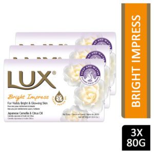 LUX SOAP BAR 3 x 80g BRIGHT IMPRESS