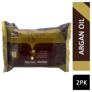 XBC ARGAN OIL FACIAL WIPES 25'S TWIN PACK