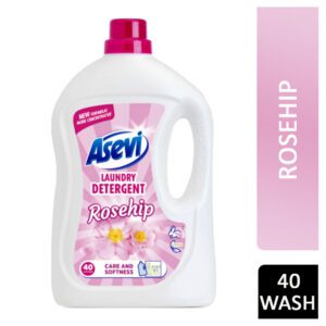 ASEVI LAUNDRY DETERGENT ROSEHIP 40+4 WASH 2376ML