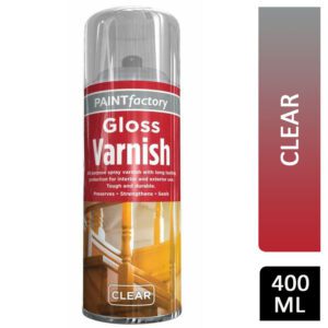 PAINT FACTORY GLOSS VARNISH CLEAR 400ML