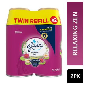 GLADE AUTO REFILL TWIN RELAXING ZEN 269ML
