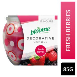BLOOME SLEEVE CANDLE 85G FRESH BERRIES