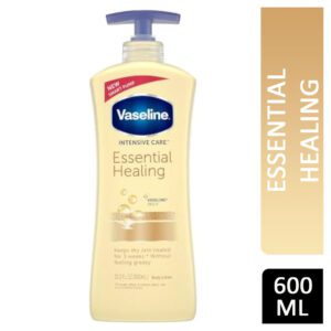 VASELINE INT CARE ESSENTIAL HEALING PUMP LOTION 600ml