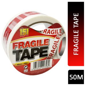 151 FRAGILE TAPE 50m x 48mm x 0.45mm TT504